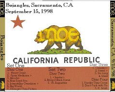 1998-09-15 - Bojangles - Sacramento, CA