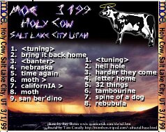 1999-03-01 - Holy_Cow - Salt_Lake_City, UT