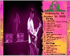 1999-10-30 - The Electric Factory - Philadelphia, PA