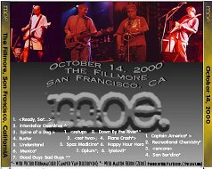 2000-10-14 - The_Fillmore - San_Francisco, CA