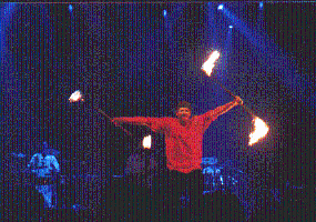 fire guy on Halloween