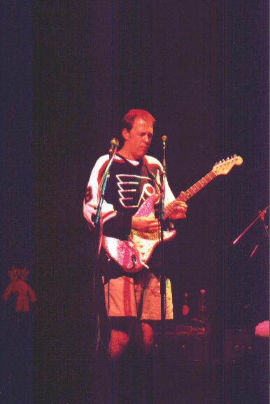 Chuck playing one at the factory 