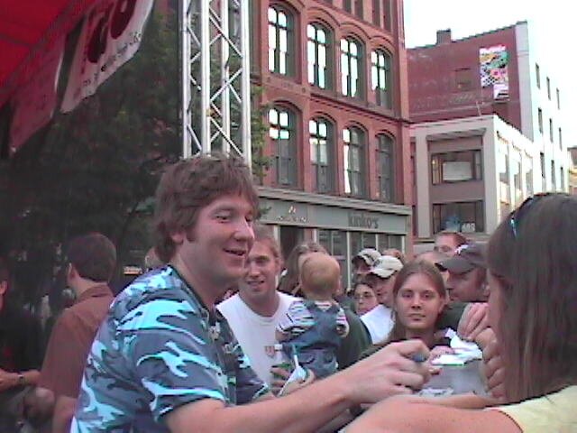 Rob after the show 7-31-03 