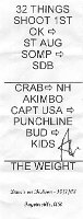 setlist