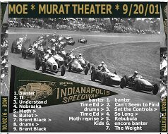 2001-09-20 - Murat_Theater - Indianapolis, IN
