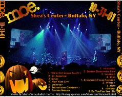 2001-10-31 - Shea`s_Center - Buffalo, NY