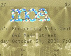 2001-10-31 - Shea`s_Theatre - Buffalo, NY